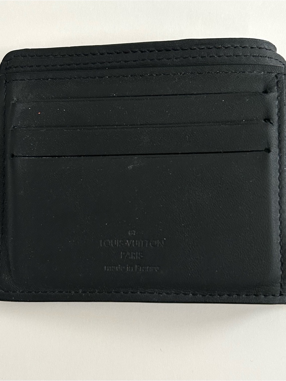 Louis Vuitton Men's Black Leather Multiple Wallet - Picture 6 of 11